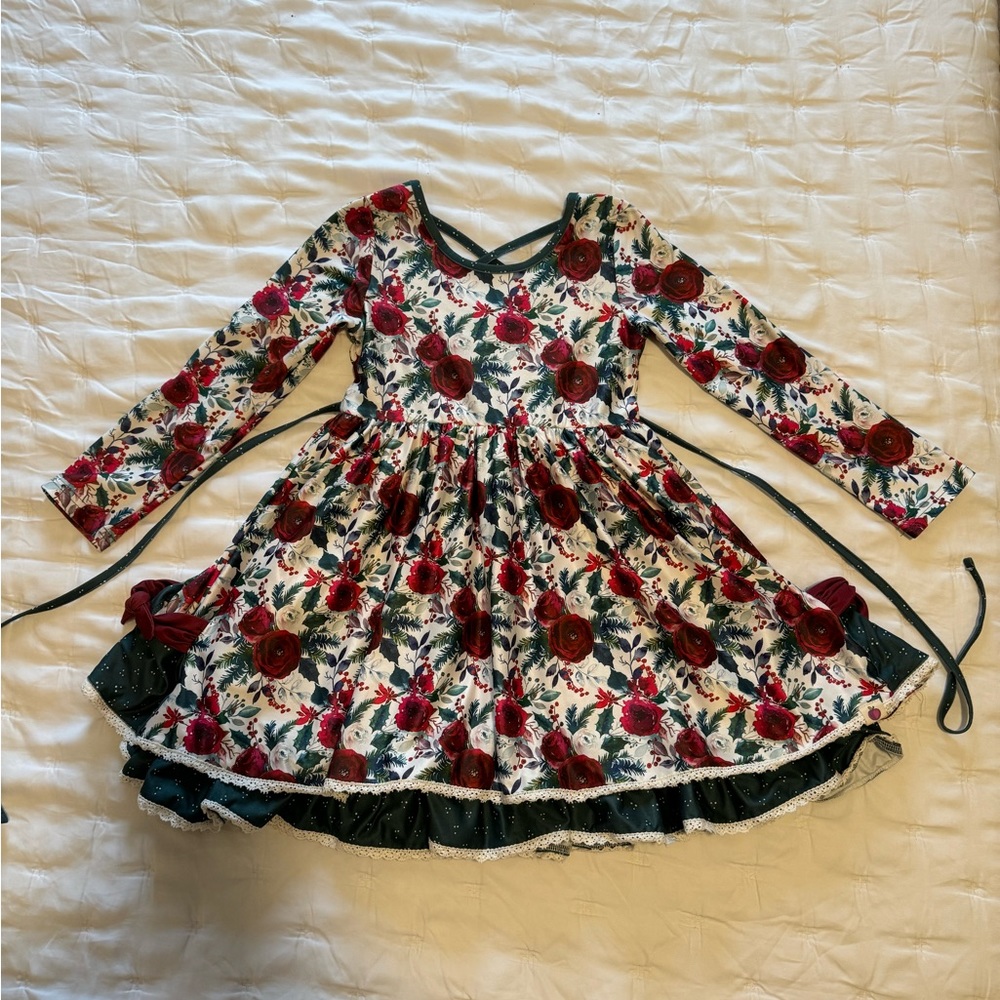 Cheeky Plum Christmas Dress, Size 6